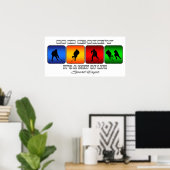 クールホッケーは生き方だ ポスター (ホームオフィス)