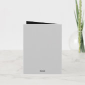 クールボーリングの恋人にメッセージを追加 カード (裏面)