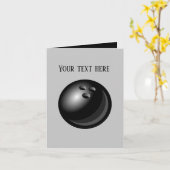 クールボーリングの恋人にメッセージを追加 カード (黄色い花)