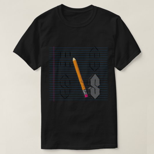 クールポインティSまたはスーパーS 90sキッズスクールペンを描画 Tシャツ (デザイン正面)