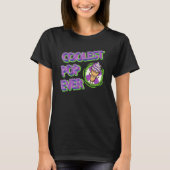 クールポップ・アートのアイスクリーム Tシャツ (正面)