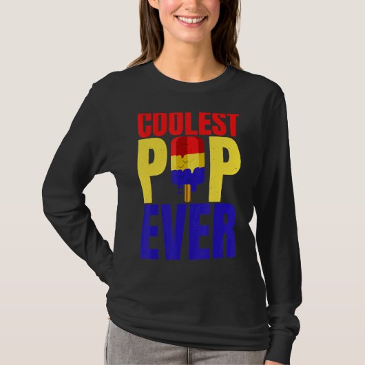 クールポップ・アートのEver Ice Cream Sorbet Popsicle Mochi Tシャツ (正面)