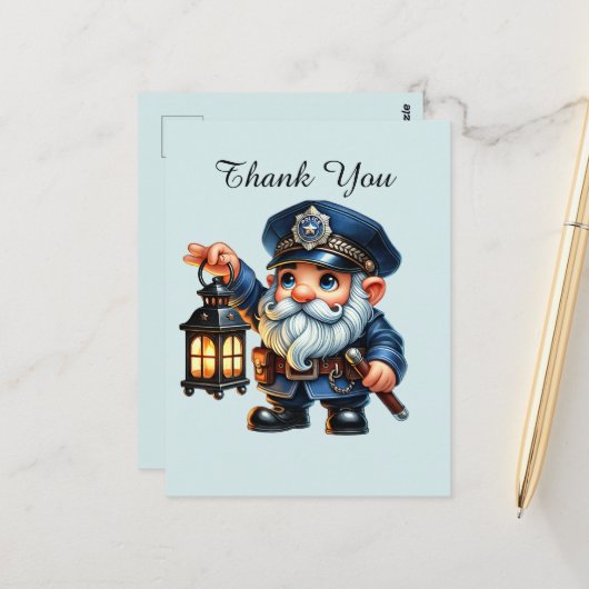 クールポリスありがとう ポストカード (正面/裏面インサイチュ)