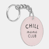 クールママクラブ | ピンクの母の日ギフトアクセサリー キーホルダー (正面左)