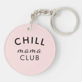 クールママクラブ | ピンクの母の日ギフトアクセサリー キーホルダー (裏面)