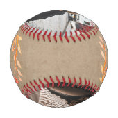 クールママハンドレタリングマザーベジ素朴ュフォト 野球ボール (裏面)