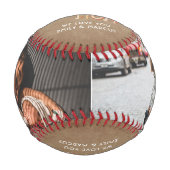 クールママハンドレタリングマザーベジ素朴ュフォト 野球ボール (正面)