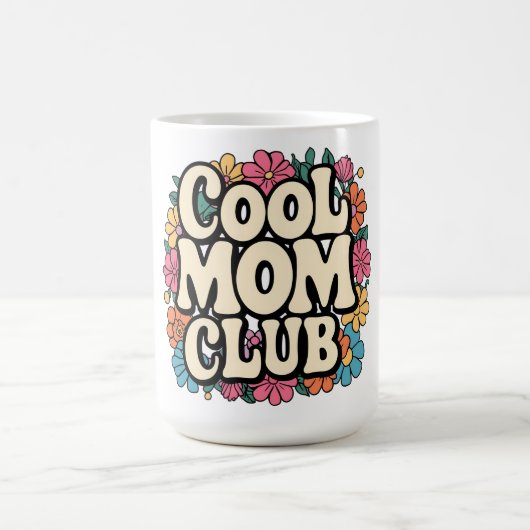 クールママClub Mug -おもしろい母の日の贈り物 コーヒーマグカップ (中央)