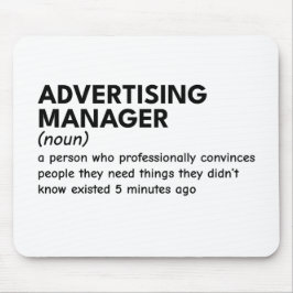 クールマーケティングマネージャの定義 マウスパッド