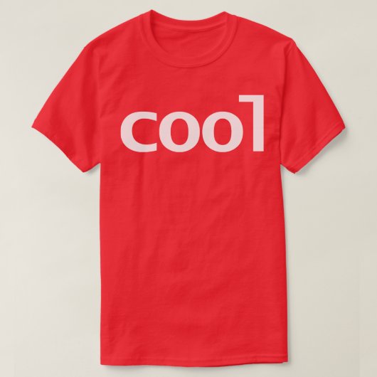 クールミニマルタイポグラフィ白文字 Tシャツ (デザイン正面)