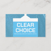 クールミニマルWindow Cleaning Services 名刺 (正面)