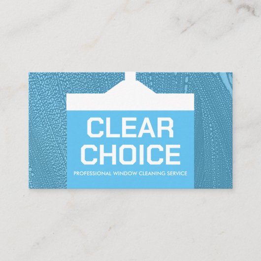 クールミニマルWindow Cleaning Services 名刺 (正面)