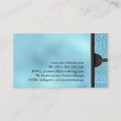 クールミニマルWindow Cleaning Services 名刺 (裏面)