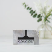 クールミニマルWindow Cleaning Services 名刺 (スタンド正面)