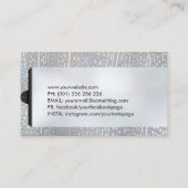 クールミニマルWindow Cleaning Services 名刺 (裏面)