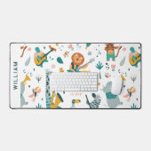 クールミュージカル帯 デスクマット (キーボード&マウス)