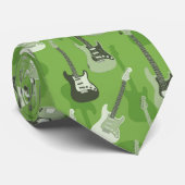 クールミュージシャン用グスタイリッシュリーンギター ネクタイ (ロール)