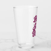 クールモダンおもしろいスタイリッシュMerry Christmas Beer タンブラーグラス (右)