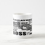クールモダンおもしろいボス素晴らしボス コーヒーマグカップ<br><div class="desc">「世界で最も優れた素晴ら素晴らししい素晴らすごいしい素晴らしい素晴らしい素晴らしいボスが今までになく... .!」はおもしろいを愛するボスのための贈り物クール：常にファッショナブルなブラックとクラシックの白の組み合わせ目で捉え、フォントの爆風やフォント以上の。このお尻、オリジナルデザイナーギフトはカスタマイズ可能である：デザインに自分の文字、メッセージ、写真ユニーク、画像を追加するに自分のボスの感覚を表示する優れたファッション文の一つ、または世界で最も高くパーソナライズされた与え、最も高いと世界のにギフト。このような幅広い選択の製品とカスタマイズのオプションを使用して、あなたはあなたのクールな、お尻とトレンディー、おもしろい愛のボスのための完璧な贈り物を見つけることが確実であクールるモダン。</div>