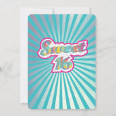 クールモダンすごいタイポグラフィ 招待状 (裏面)