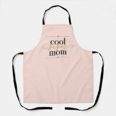 クールモダンすごい赤面エレガントピンクと金ゴールド エプロン (正面)