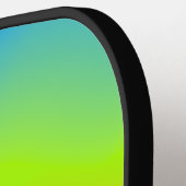 クールモダンカラフルNeon Bright Rainbow Gradient ピックルボールラケット (左詳細)