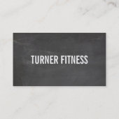 クールモダンシンプル文字ミニマルトレンディー 名刺 (裏面)