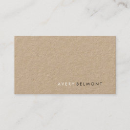 クールモダンシンプルKraftミニマル 名刺