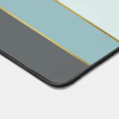 クールモダンストライプパーソナライズされた デスクマット (コーナー)