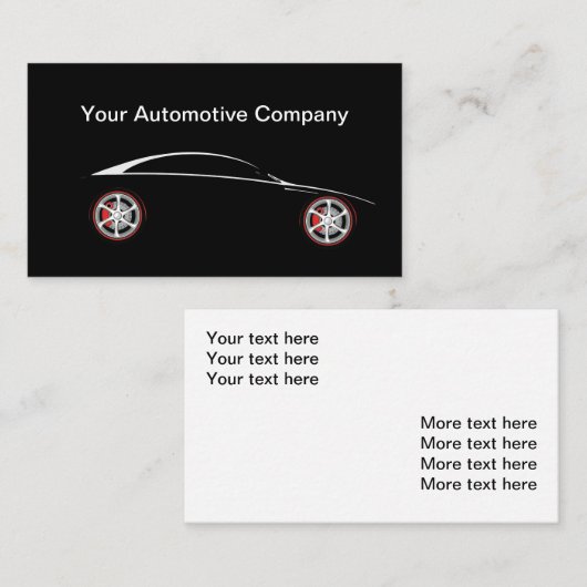 クールモダンテーマ 名刺 (正面/裏面)