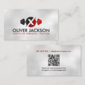 クールモダンパーソナルトレーナー 名刺 (正面/裏面)