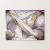 クールモダンファインアート抽象芸術ヌード絵画オス ジグソーパズル (横)