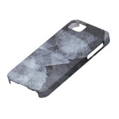 クールモダンユニーク紫絵画灰色 Case-Mate iPhoneケース (下部)