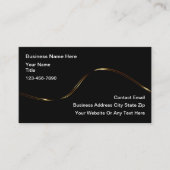 クールモダン建築名刺デザイン 名刺 (正面)