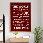 クールモダン感動的タイポグラフィ引用文 ポスター