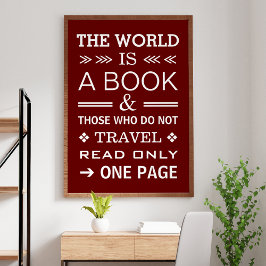 クールモダン感動的タイポグラフィ引用文 ポスター