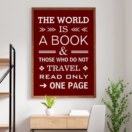 クールモダン感動的タイポグラフィ引用文 ポスター