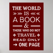 クールモダン感動的タイポグラフィ引用文 ポスター (正面)