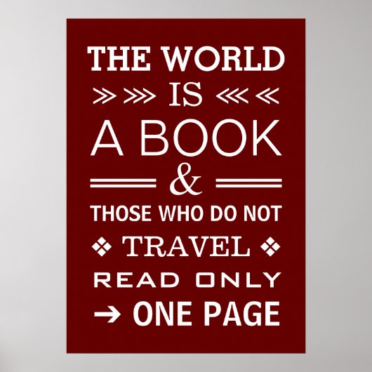 クールモダン感動的タイポグラフィ引用文 ポスター (正面)