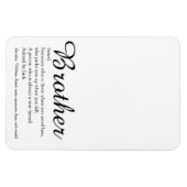 クールモダン最高のおもしろいBrother定義 マグネット (横)