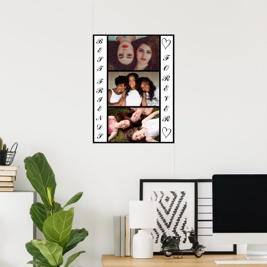 クールモダン最高のFriends Forever 3枚の写真 ポスター (ホームオフィス)