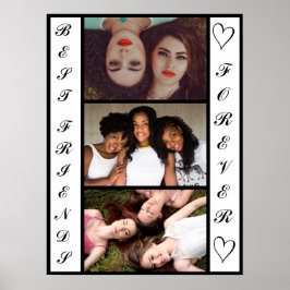 クールモダン最高のFriends Forever 3枚の写真 ポスター