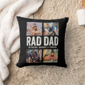 クールモダン素晴らしいパパカスタム写真Kid名写真 クッション (ブランケット)