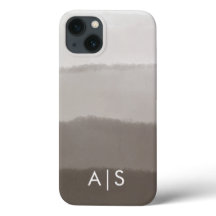 クールモノグラムのエレガントイニシャルダヴィグレイグラデーション