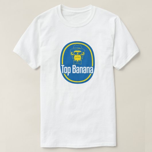 クールモンキーのトップバナナ Tシャツ (デザイン正面)