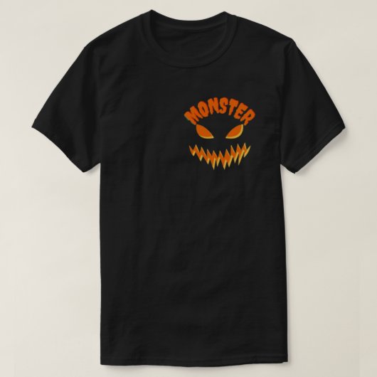 クールモンスタークルーTシャツデザイン Tシャツ (デザイン正面)