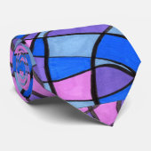 「クールモーニング」抽象デザインネクタイ ネクタイ (ロール)