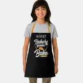 クールユニセックス子は名前ベーカーメーカーを追加する エプロン (インサイチュ)
