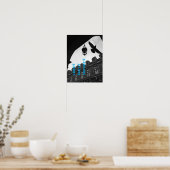 クールユニークモダン自由パリアート ポスター (キッチン)