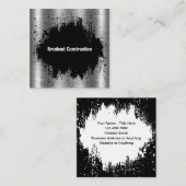 クールユニーク建築 スクエア名刺 (正面/裏面)